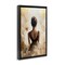 Stupell Industries Ballerina Figure Abstract Portrait Floating Frame, design by Petal Prints Design